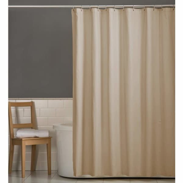 Maytex Microfiber duschdraperi Duschdraperi/liner, polyester, linne, duschdraperier