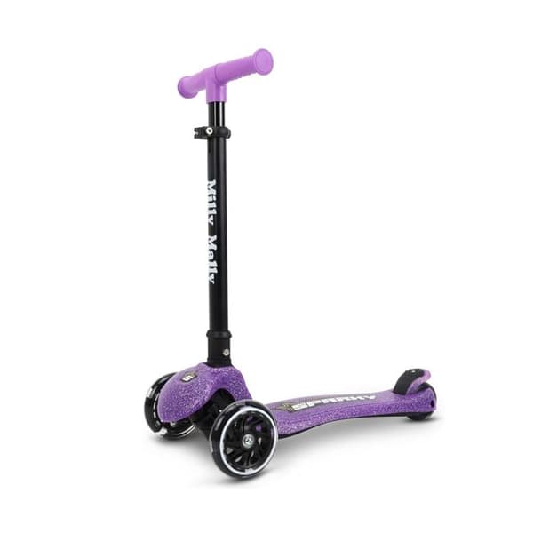 Scooter - MILLY MALLY - Sparky - Violet - 3 hjul - Fällbar och säker