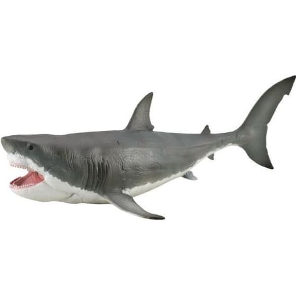 Collecta Megalodon Figur - Juniorleksak 28,5 cm - Grå ABS