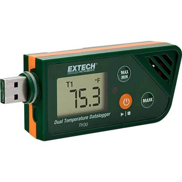 Extech TH30 TH30 Temperatursdataregistrator Mätvärde temperatur -30 till +70 °C PDF-funktion