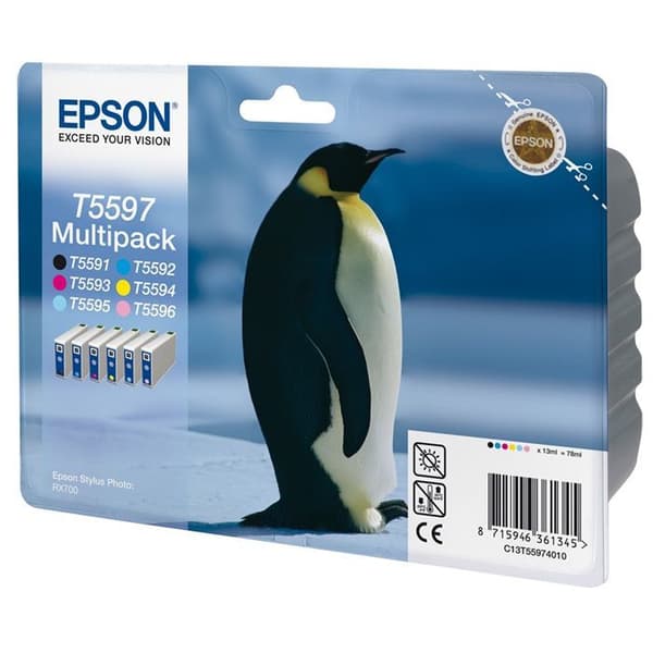 Epson Multipack Bläckpatroner T5597 Pingvin