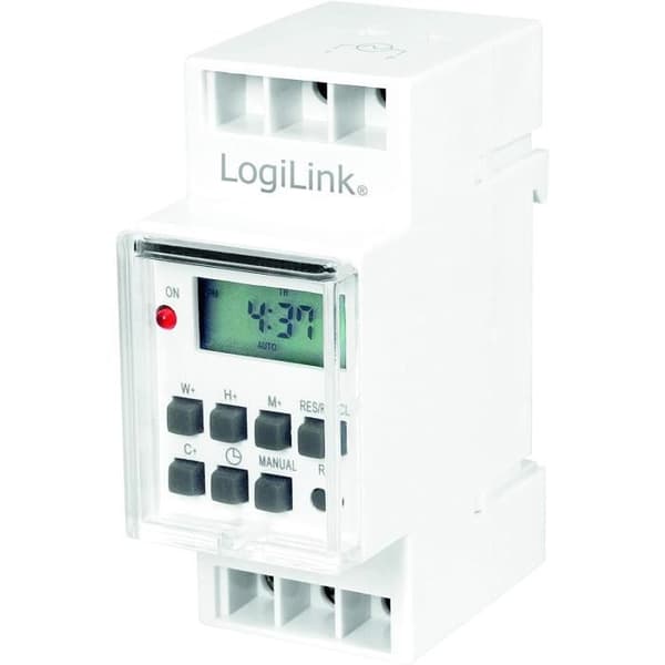 Logilink Timer med timer för enkel växling av neonljus, varmvattenberedare, lyktor, system