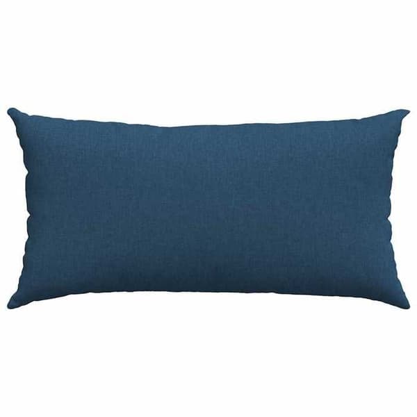 vidaXL Soffkuddar 2 st Blå 80 x 40 cm tyg 42013704