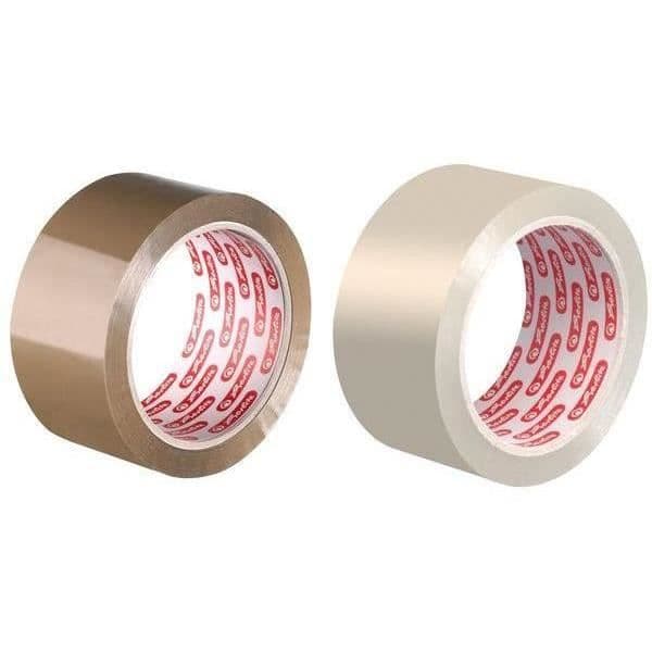 HERLITZ Förpackningstejp 50 mm x 66 m transparent - Pack om 6