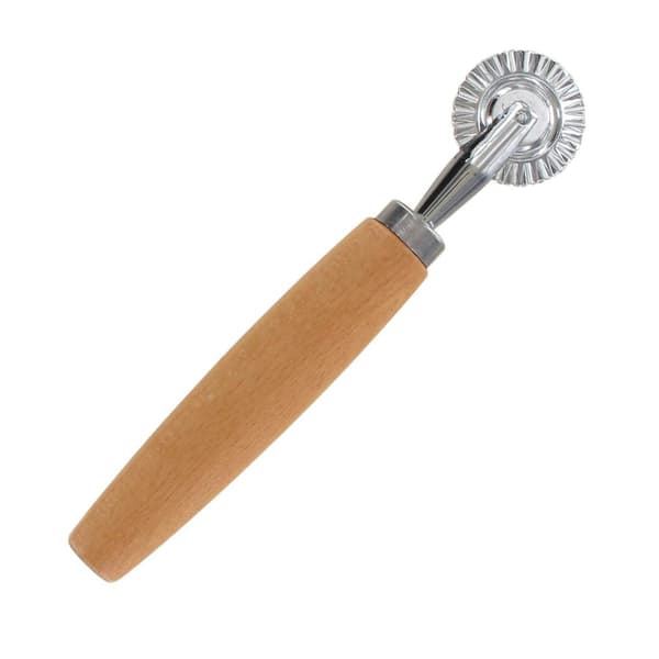 Bakverkshjul - FACKELMANN - Sybarys - Trä och rostfritt stål - Grå - Längd 15,5 cm