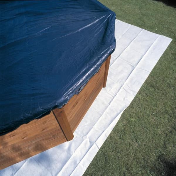 Vinterskydd för GRE oval pool - 1000x550 cm - 100gr/m²