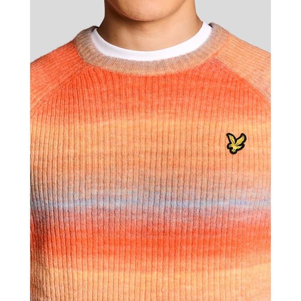 Ribbad tröja med skugga Lyle & Scott