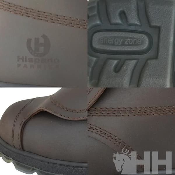Hästsäkerhetsstövlar Hispano Farrier - brun