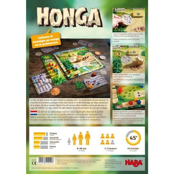 Brädspel - HABA - Honga - Mixed - 45 min - Vuxen