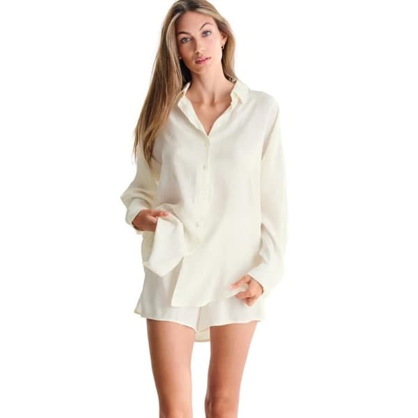 Långärmad pyjamasblus dam Lisca Miracle Bröllop