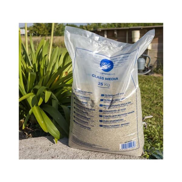 Filterglas - GRE - VF025 - 0,5-1 mm - Transparent - 25 kg påse