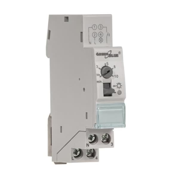 GreenBlue GB114 16A 250V Trappbelysning Timer