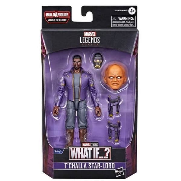 Figur Gubbar Marvel Vad Om T'Challa Star Lord 15cm - - - Ocio Stock