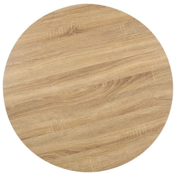 vidaXL Bistrobord ljusbrun 80 cm MDF 286423
