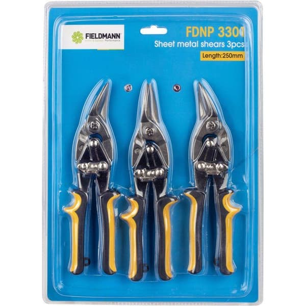 Saxset - FIELDMANN - FDNP 3301 - 3 delar - Metall - Ergonomiska