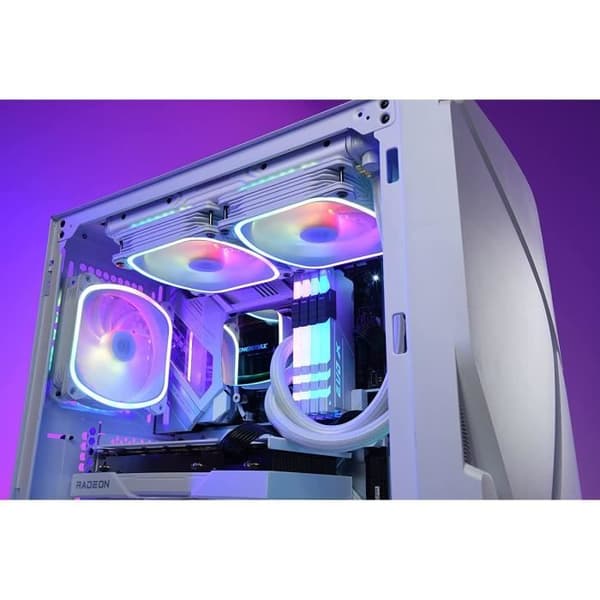 Vätskekylning för processor - ENERMAX - AQUAFUSION ADV - 240MM - ARGB - Vit