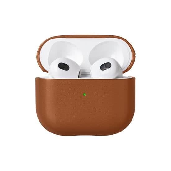 Coque - NATIVE UNION - AirPods (3:e gen) - Brunt läder - Skydd - Unisex