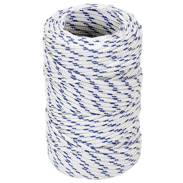 152268 vidaXL Båtrep Vit 2 mm 500 m Polypropen