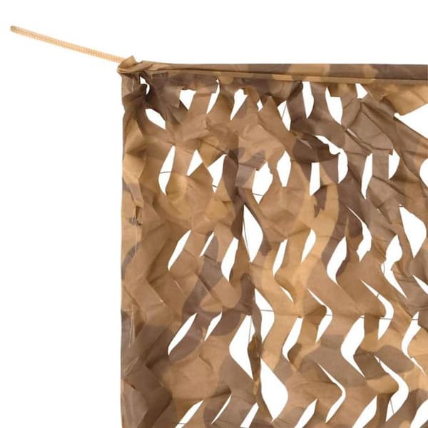 Kamouflagefilt med förvaringsväska 623x203 cm sand