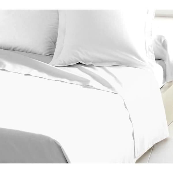 Drap Plat - LOVELY HOME - 100% bomull - 240 x 300 cm - Vit