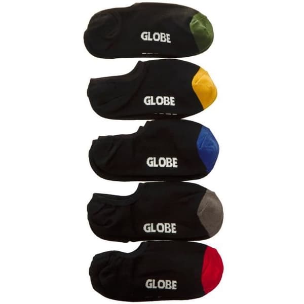 5 par strumpor Globe DIP Invisible Assorted
