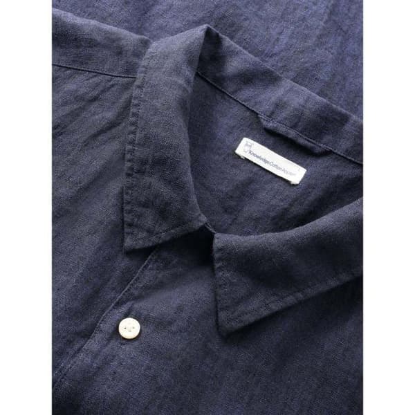 Linne skjorta KnowledgeCotton Apparel Avslappnad