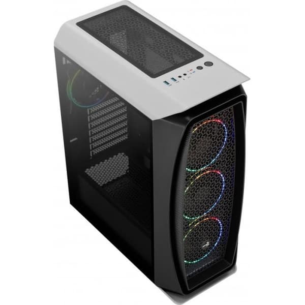 PC Chassi - Aerocool - Aero One Eclipse - RGB - Glaspanel - Vit
