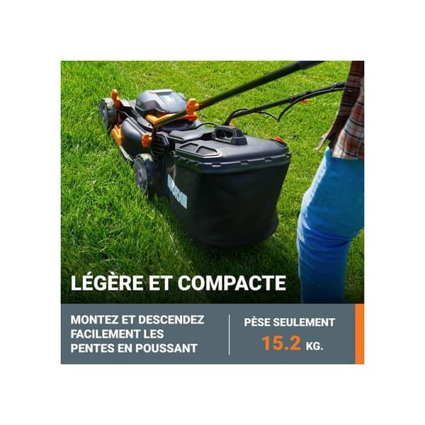WORX Gräsklippare, - WG743E