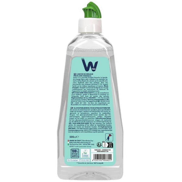 Sköljmedel - WPRO - NRA200 - Ecolabel - Antifläckar - Snabbtorkande