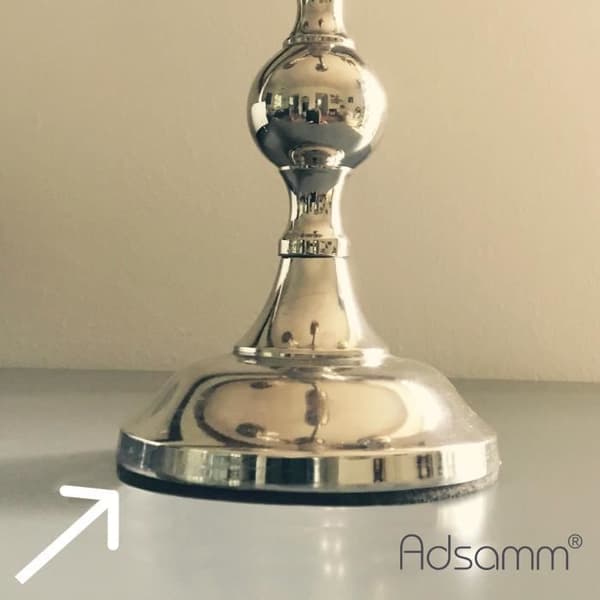 Filtkuddar - Adsamm® - 20x40 mm - Vit - Rektangulär - Självhäftande