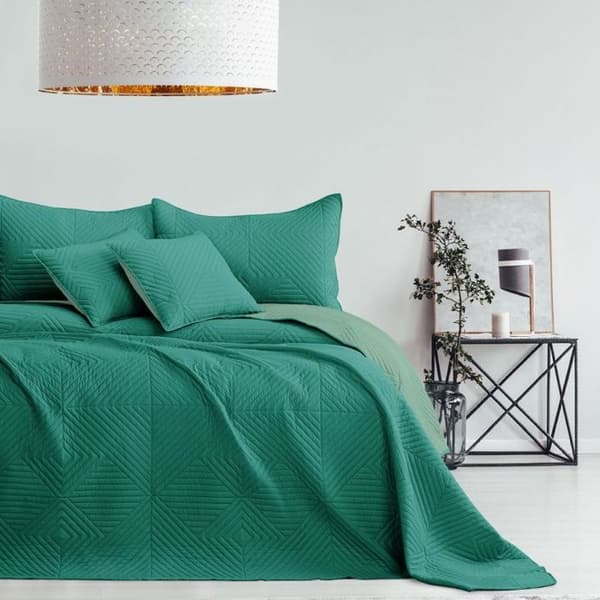 Sängöverkast - SOFTA - mintgrön - 200 x 220 cm - 100% polyester mikrofiber