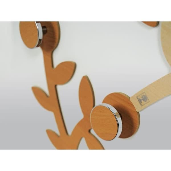 Appendialbero - Foppapedretti - Väggmontering - 3 krokar - MDF - Metall - Beige