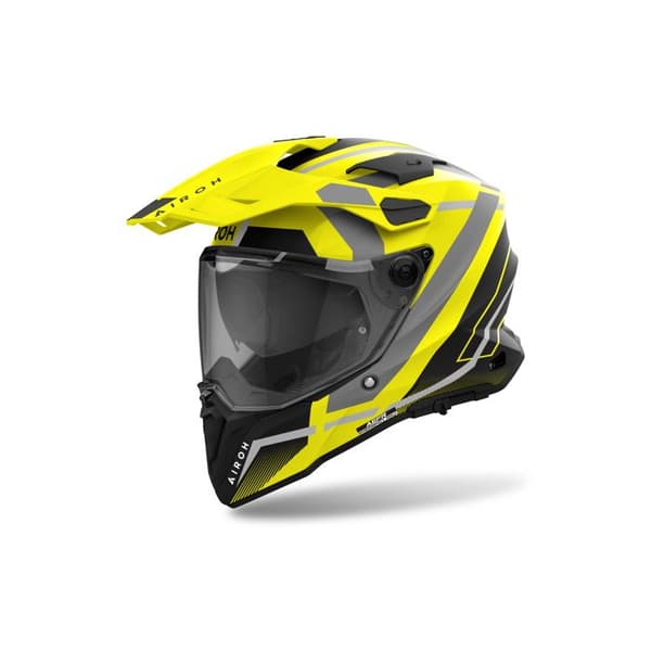 Airoh Commander 2 motorcykelhjälm - Gul - 3XL (64 cm)