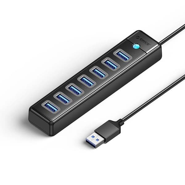 Orico Hub 7X Usb-A 3.0 För Macbook Telefoner Tablets Snabb Datörsöverföring