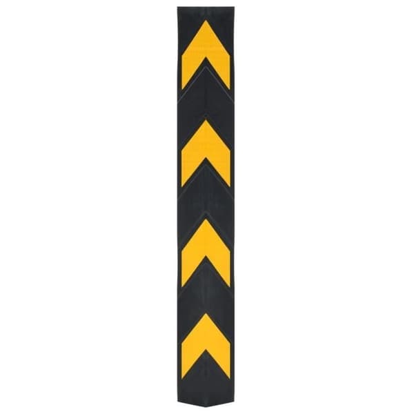 Skyddslist - vidaXL - 10 st - Gummi - 80 cm - Reflekterande
