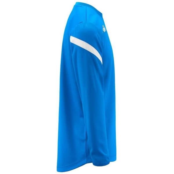 Sweatshirt Dolvano för Kille - Saphirblå, vit