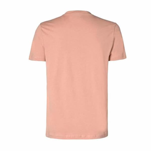 T-shirt - KAPPA - Krämig - Rosa - 100% bomull - Rak passform
