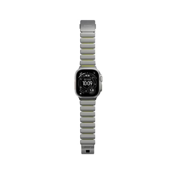 Nomad Stratos armband för Apple Watch 49mm Silver/Volt