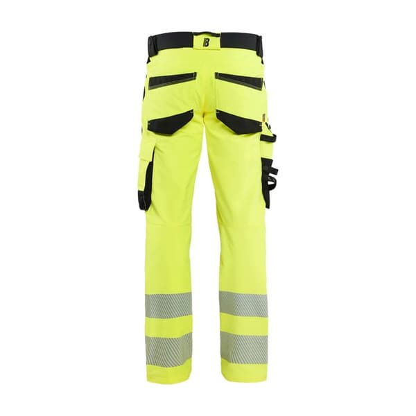 Blaklader Stretch 4D högsynlighet byxor - fluorescerande gul/svart