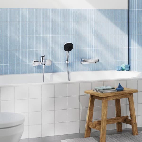 Väggmonterad bad/duschblandare - GROHE DICE - Krom