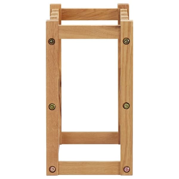 vidaXL Vinställ 12 Flaskor 47x21x36 cm Ek Trä