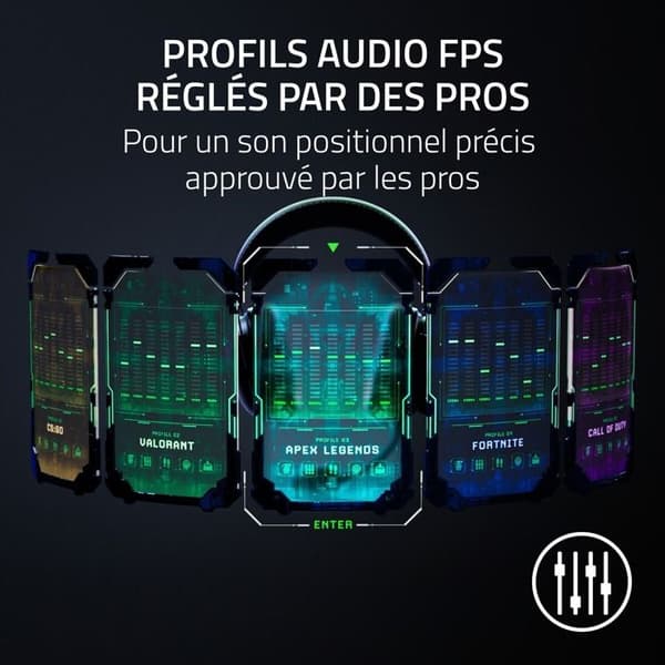 Razer BlackShark V2 Pro PC Headset - Trådlöst - Svart