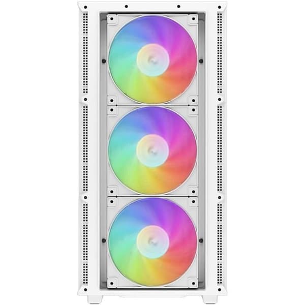 PC-fodral utan strömförsörjning - DEEPCOOL CH560 (Vit) - Medium torn - E-ATX-format - A-RGB-fläktar