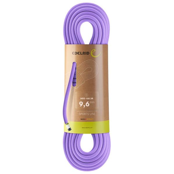 Edelrid Neo 100 3R 9,6 mm klätterrep - Lila - 70 m