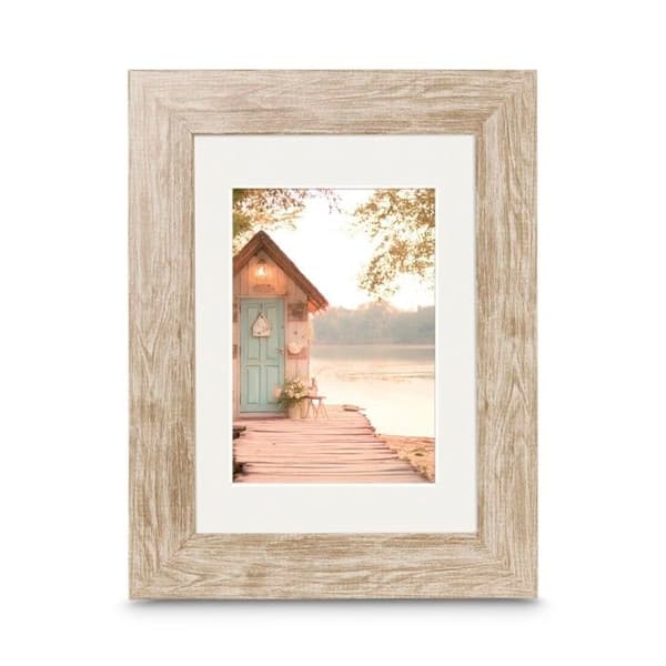 Ramar - Stuga - Brun - 13 x 18 cm - Vintage-effekt