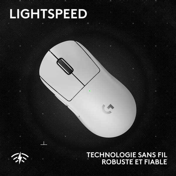 Spelmus - Trådlös - Logitech G - Pro X Superlight 2 SE Lightspeed - Vit