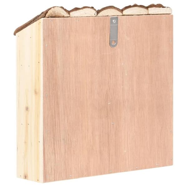 vidaXL Insektshotell 30x10x30 cm Gran Trä