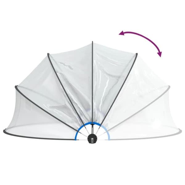 vidaXL Pool Dome 500x250 cm 92797