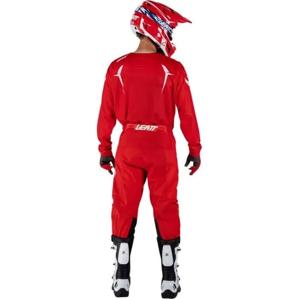 Motocrosskombination Leatt Kit 3.5 - röd/vit