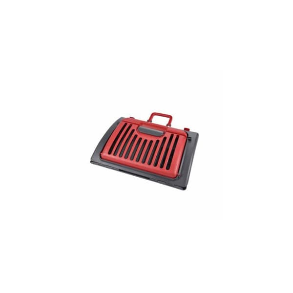 Fällbar plasttransportlåda - CDaffaires - l46*l35*h33cm - Röd - Grå